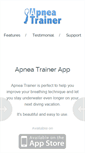 Mobile Screenshot of apnea-trainer.com