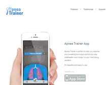 Tablet Screenshot of apnea-trainer.com